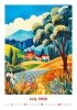 kalendarz na rok 2026 do powieszenia na ścianie w formacie 31.5 x 45 cm